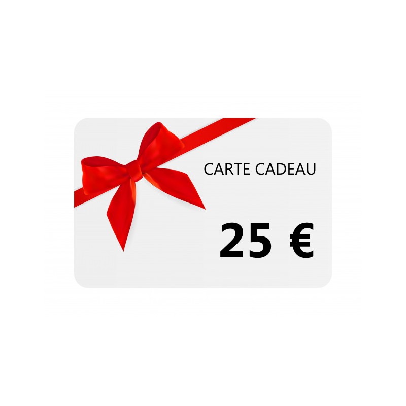 Carte cadeau 25 euros